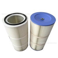 工业滤纸除尘滤筒 聚酯纤维滤纸防静电滤筒