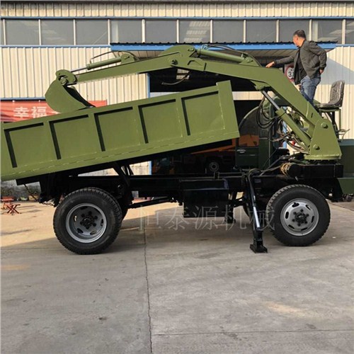 小型四轮自装自卸随车挖厂家现车,随车挖